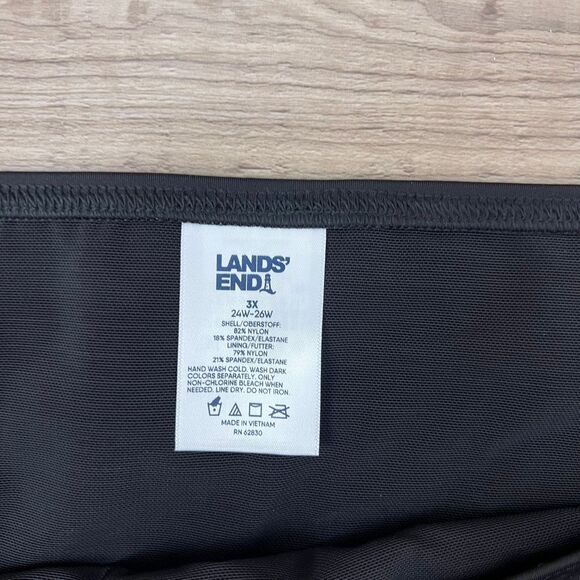 Lands’ End Black High-Waisted Bikini Bottoms Plus 3X NWT - Picture 4 of 5
